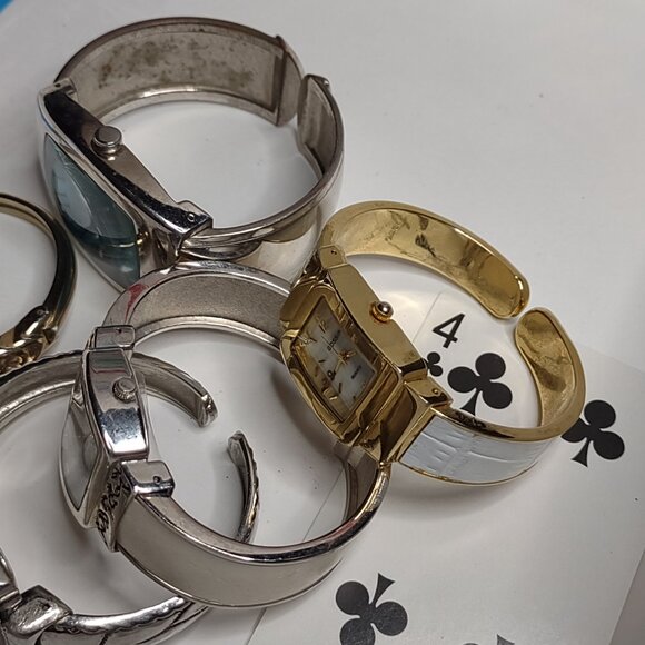 Lot Of 5 Untested Cuff Watches - Picture 4 of 7